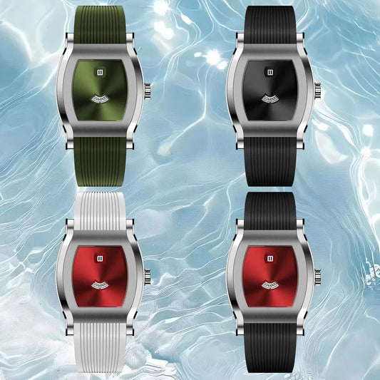 Newly designed Specht & Söhne Jump Hour Watch For Men Seagull Automatic Watches Rubber Strap Sapphire Crystal 50M Waterproof