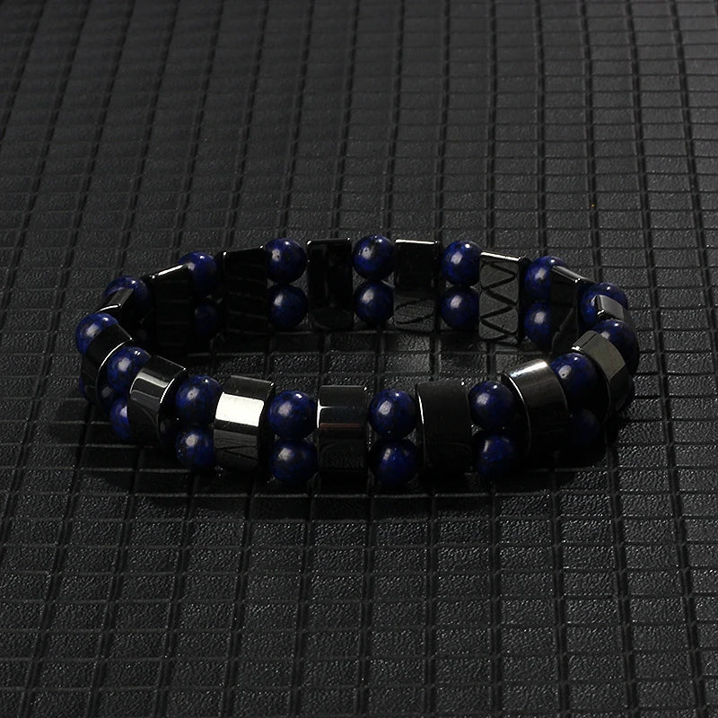 New Arrow Hematite Bracelet Men Fashion Weight Loss No Magnetic Therapy Bracelets for Women Stretch Health Care Bracelet Jewelry