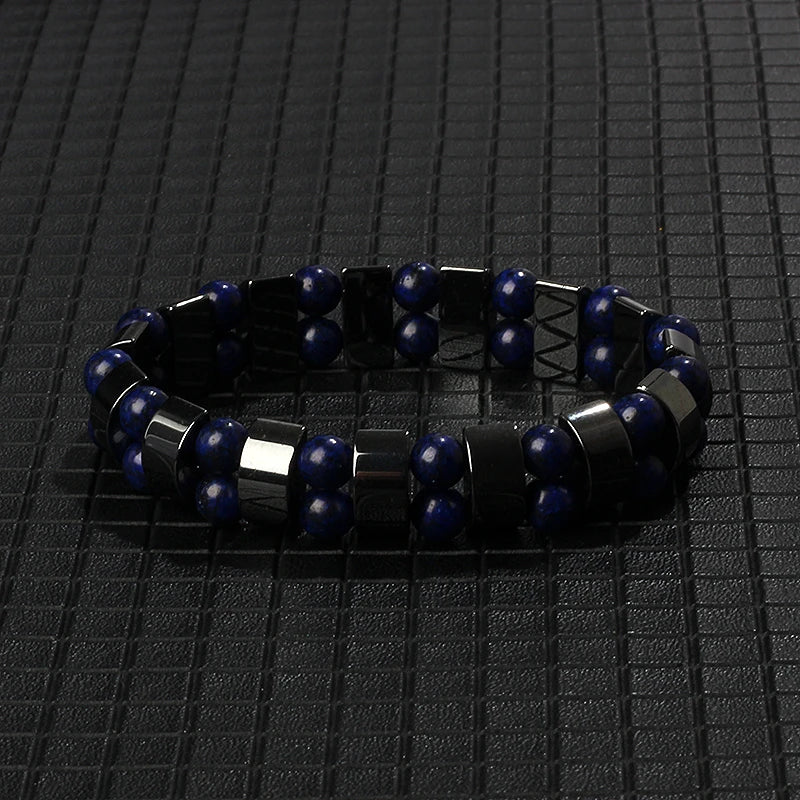 New Arrow Hematite Bracelet Men Fashion Weight Loss No Magnetic Therapy Bracelets for Women Stretch Health Care Bracelet Jewelry