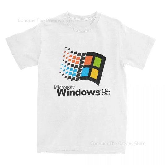 Windows 95 Graphic Men‘s T-Shirt  Women's Tee Windows XP Classic