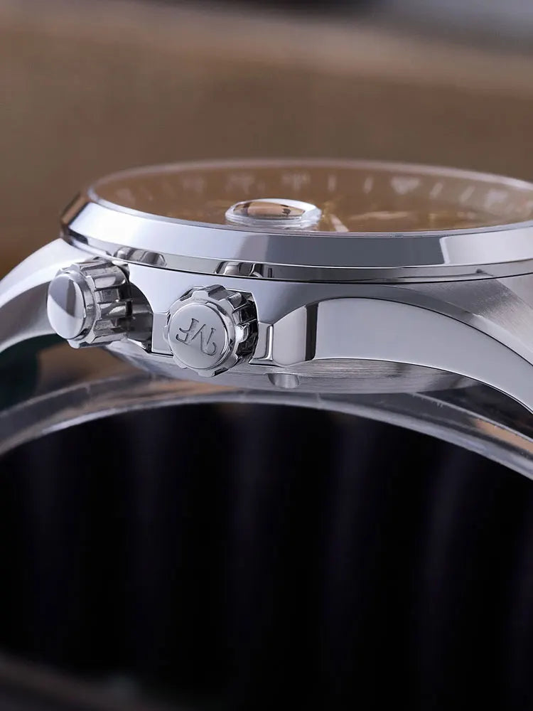 Milifortic Watch Climb S089 NH35 Automatic Mechanical Movement Calendar Compass Bezel C3 Luminous 39.5mm Sport Watch Men 10Bar