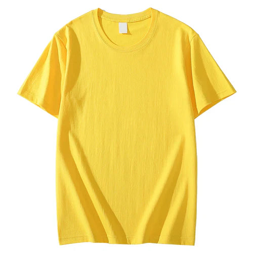 Solid Color T-shirt 8 Colors 2023 New Short Sleeve Men's/Women's Heavy