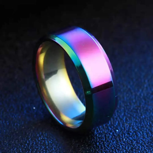 Charm Jewelry Ring for Men Women Stainless Steel Black Rings Wedding