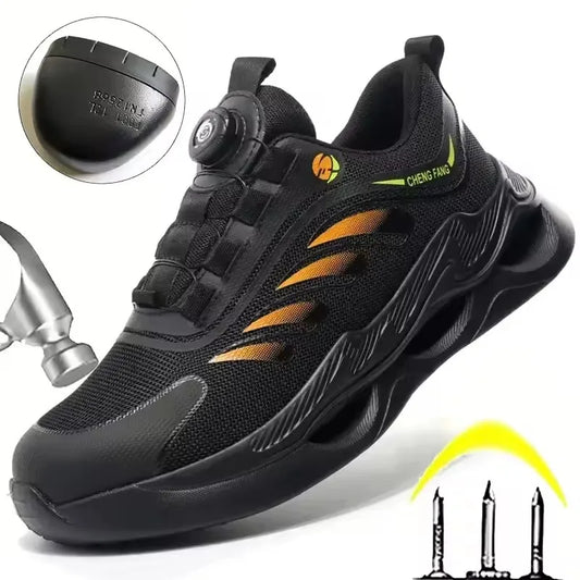NEW Rotary Buckle Security Boots for Men Work Sneakers Women Boots