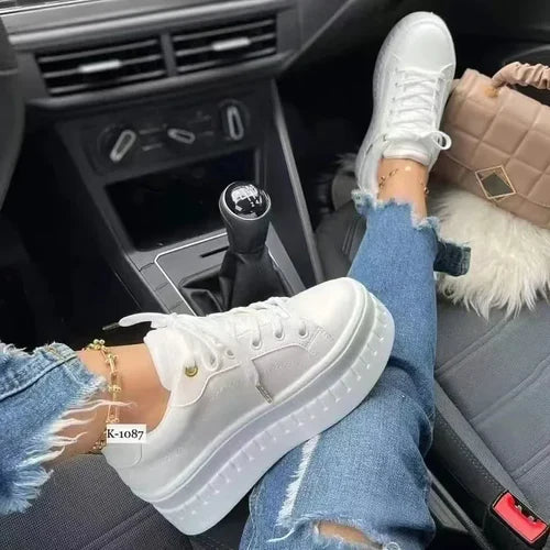 Spring Autumn Women Vulcanized Sneakers Ladies Breathable Slip-On
