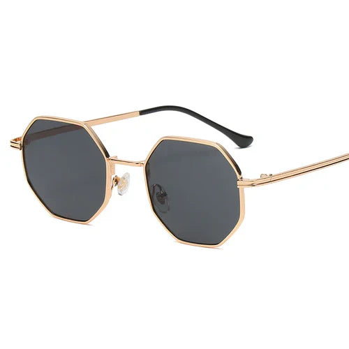 Fashion Retro Sunglasses Classic Metal Polygonal Sunglasses Sunglasses