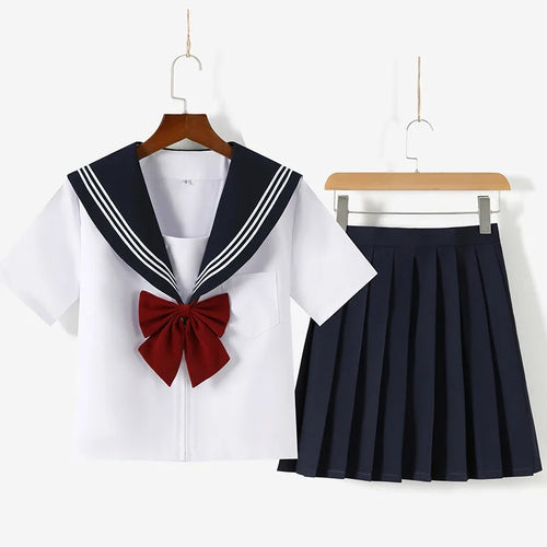 Japanese Style S-2XL Students Girls School Uniforms Girls Navy Costume