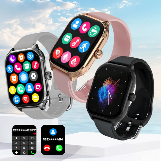 LAXASFIT H9 Smartwatch Dial to Answer Calls Calorie Tracking Heart