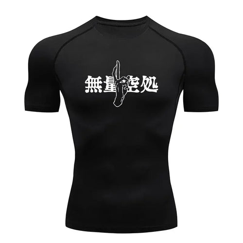 Men's Summer Fitness Gym Sports Running T-Shirt New Hot Selling Anime