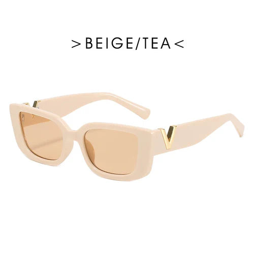 Fashion Cat Eye Sunglasses Luxury V Sun Glasses For Ladies Classic
