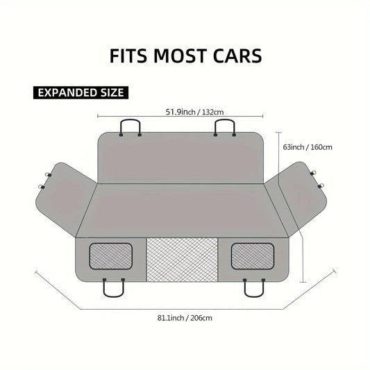 Dog Seat Cover Car Seat Cover For Pets,Waterproof Pet Seat Cover Hammock Scratch Proof Nonslip Durable Soft Pet Back Seat Covers