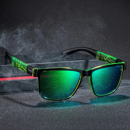 Fashion Vintage Square Sunglasses Men Women Driving Fishing Luxury