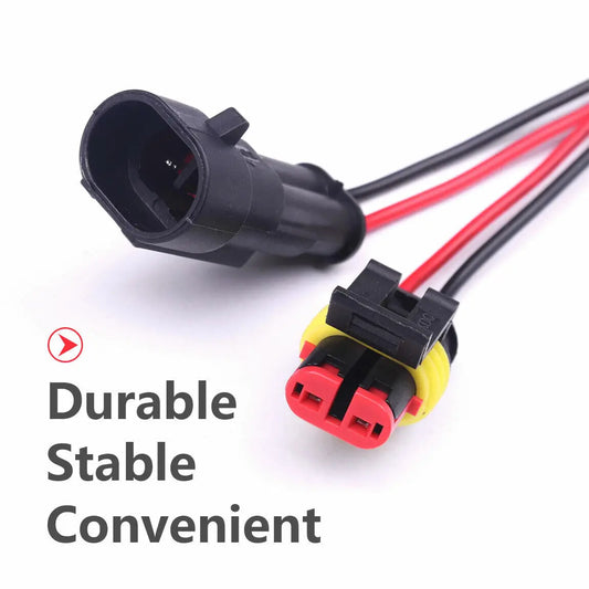 10pcs 5 Sets Waterproof Automotive Male Female Electrical Connectors