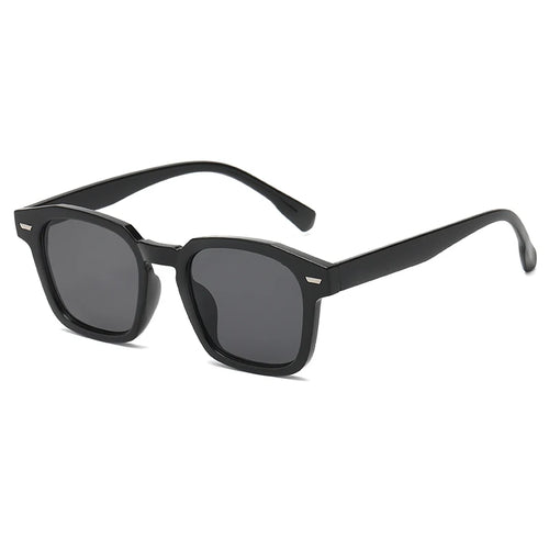 Popular Women's Sunglasses Trend Vintage Square Frame Black Yellow Sun