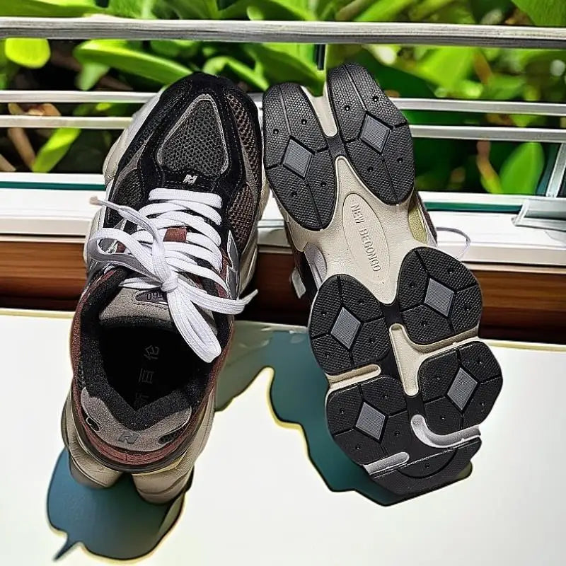 Women's shoes 2024 summer 1906R sports shoes men's shoes retro casual dad shoes brown gray blue