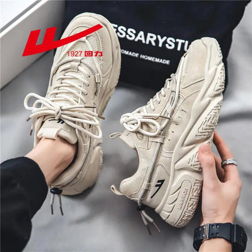 Warrior Sneakers For Men 2023 Spring Platform Arches Ventilate Male