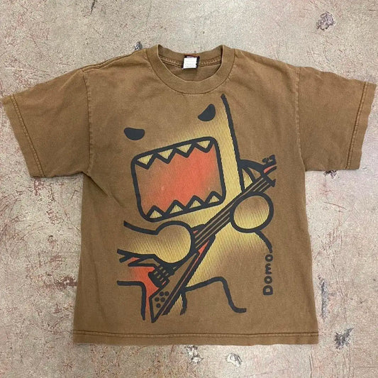 Kawaii Oversized Summer Trend Funny T-shirts Printed Versatile Couple