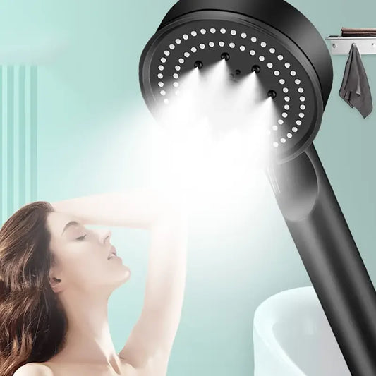 5 Mode Pressure Boost Shower Head Multifunction Adjustable Large Water