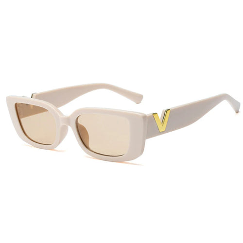 Fashion Rectangle Sunglasses Women Luxury Brand Vintage Small Frame