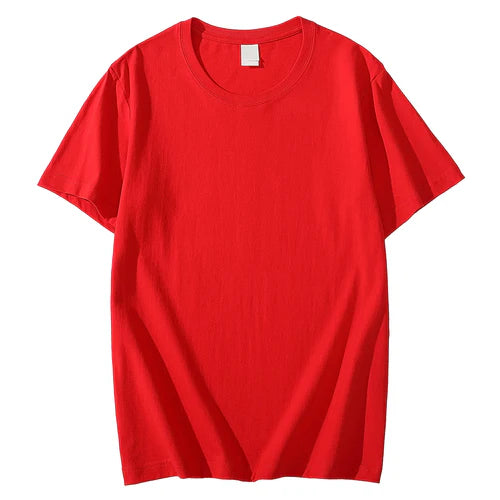 Solid Color T-shirt 8 Colors 2023 New Short Sleeve Men's/Women's Heavy