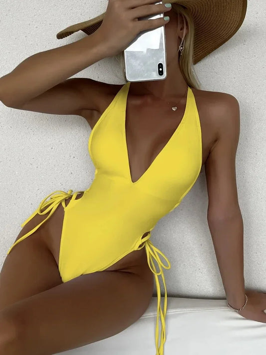 Swimsuit Woman 2024 Swimsuit Swimwear For Women Solid Push Up Women‘s