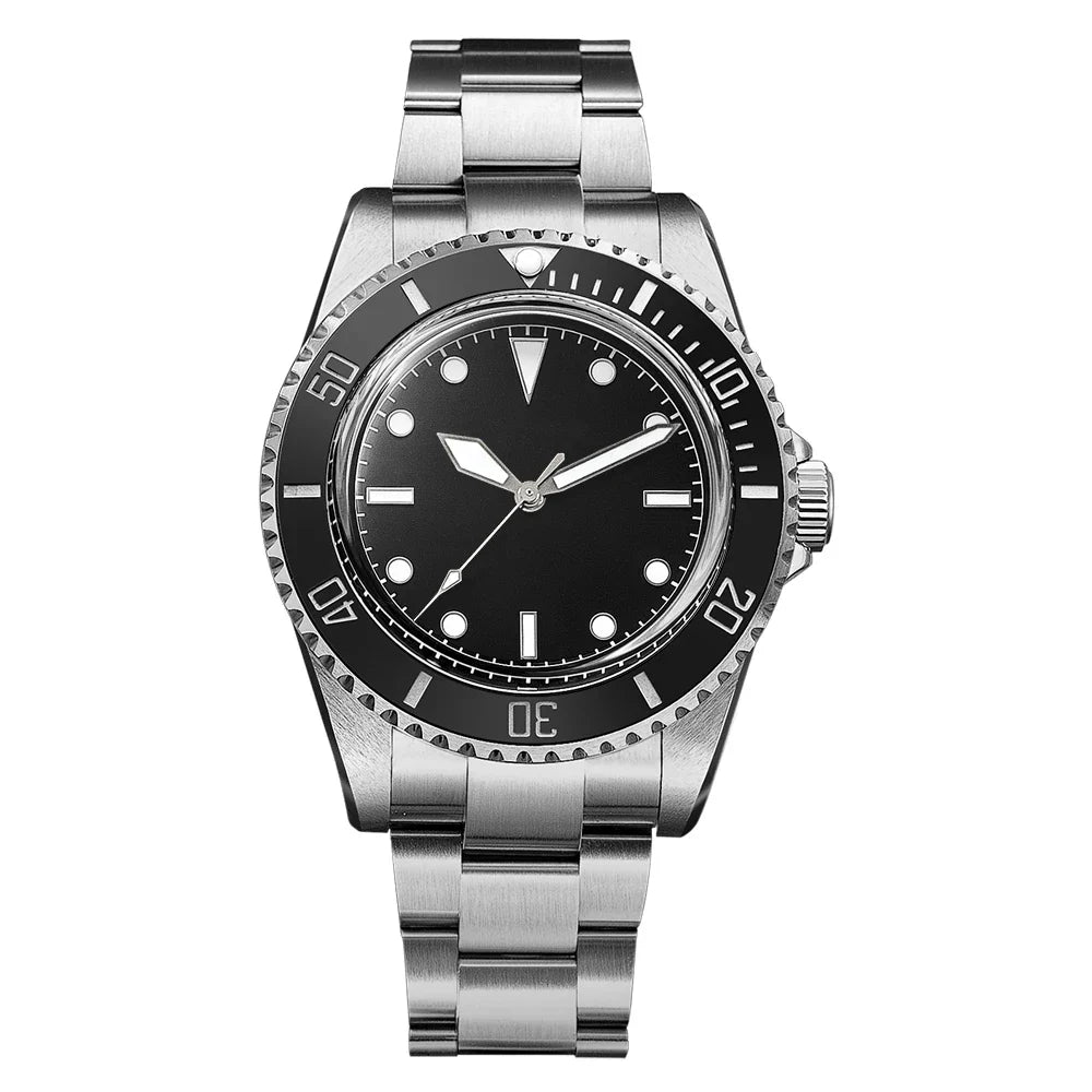 Hestur Automatic Mechanical Watches 40mm Men's wrist Watch Sub 14060 Vintage Diver 20bar Luxury Sapphire Bubble Mirror sw200