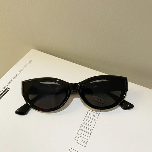 New Arrival Small Cat Eye Sunglasses Women Oval Vintage Brand elliptic