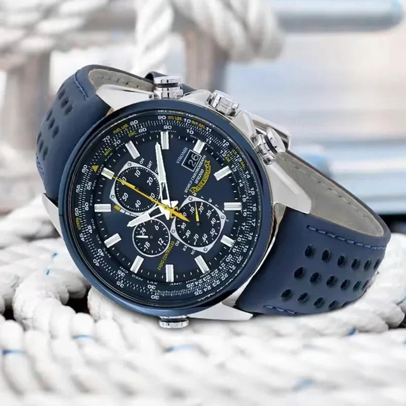 2026 Genuine Men Luxury Trend Quartz Clock Men's Calendar Waterproof Classic Quartz Watch Fancy Stainless Steel Automatic Watch
