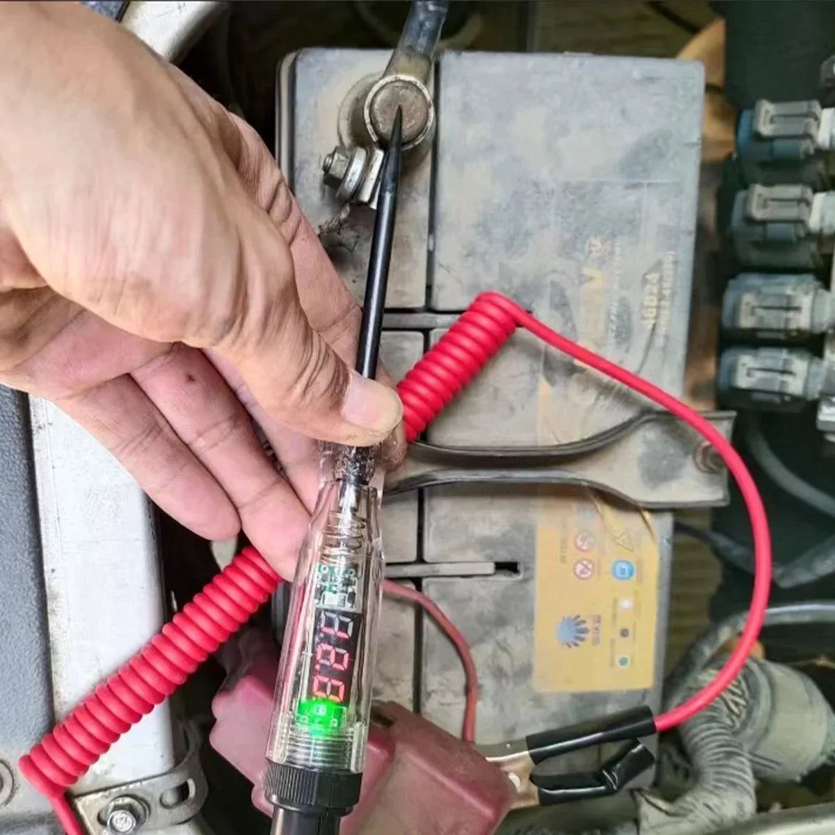 6V/12V/24V Automotive Circuit Test Pen LED Digital Voltage Display