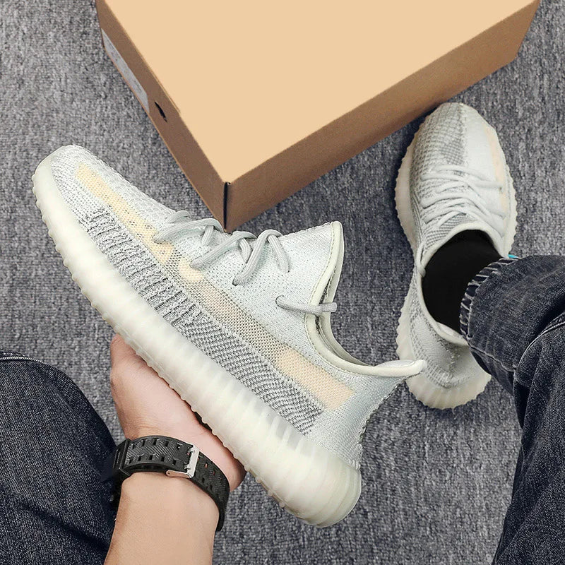 Women's Sports Shoes Mesh Lightweight Soft Sole Jogging Strap Breathable Fashion Sports Walking Casual Tennis Flat Shoes for Men