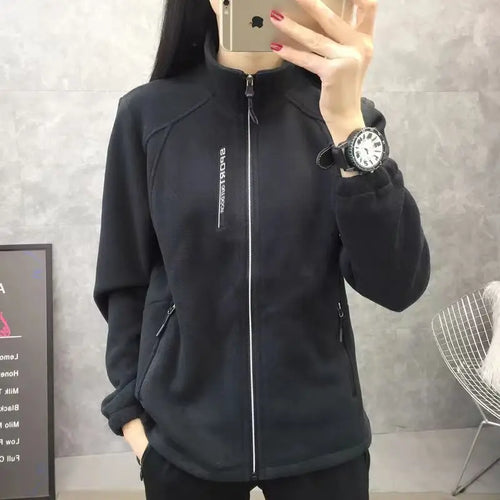 Plus Size Fleece Coats for Women Winter Spring Warm Casual Outdoor