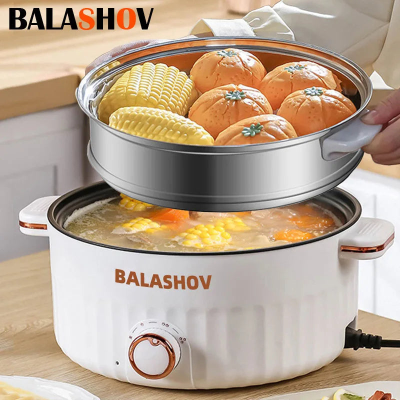Portable Electric Multifunctional Cooker Household Double Layer Hot