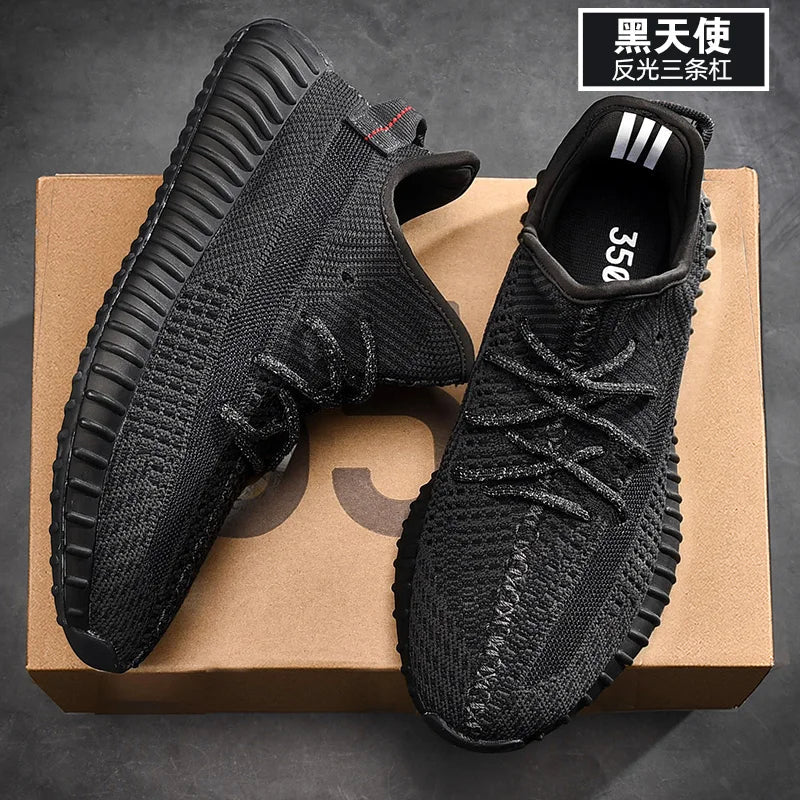 Women's Sports Shoes Mesh Lightweight Soft Sole Jogging Strap Breathable Fashion Sports Walking Casual Tennis Flat Shoes for Men