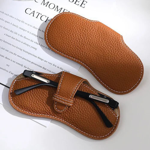 PU Leather Portable Glasses Bag Sunglasses Storage Bags Men and Women