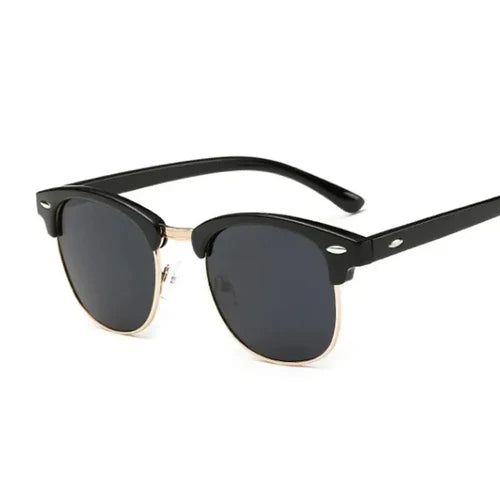 Half Frame Polarized Sunglasses Man Woman Luxury Brand Designer Sun