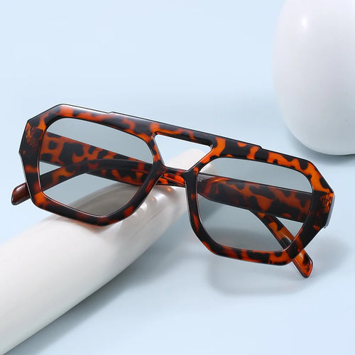New Women's Fashion Irregular Square Sunglasses Personalized Retro