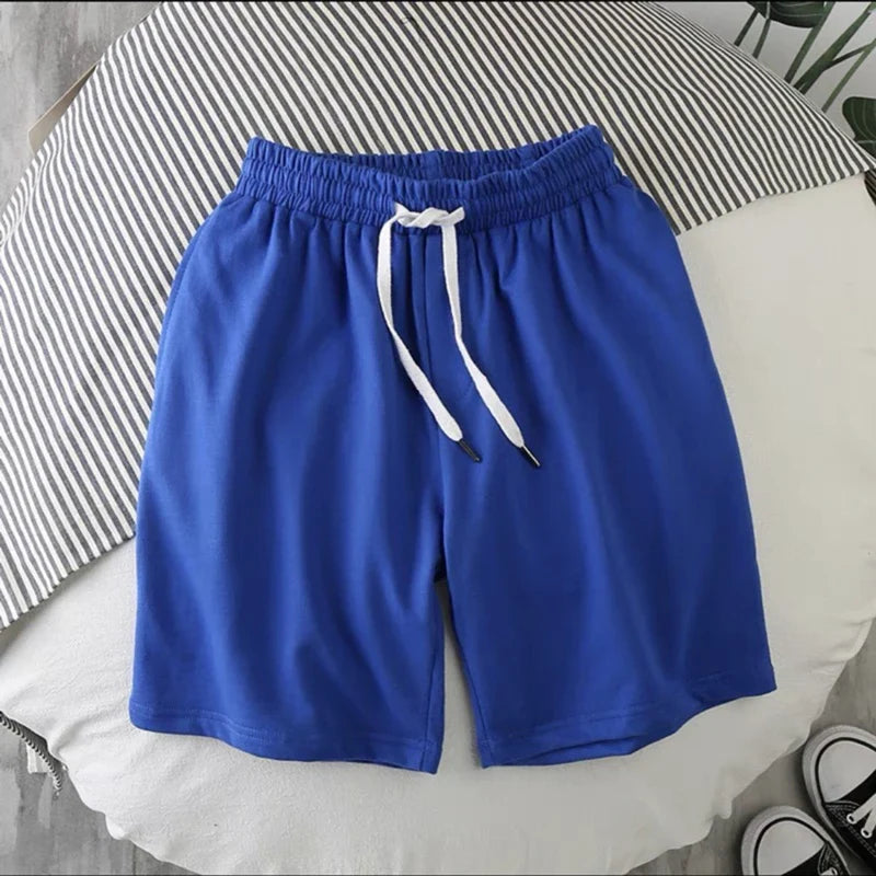 Summer Breathable Men Mesh Shorts Gym Bodybuilding Casual Loose Shorts