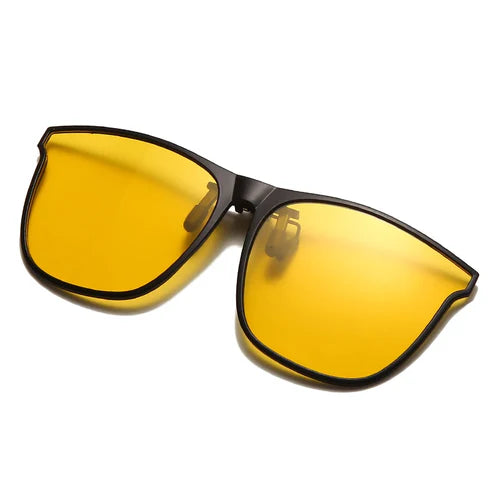Polarized Clip on Sunglasses Men Photochromic Car Driver Goggles Night
