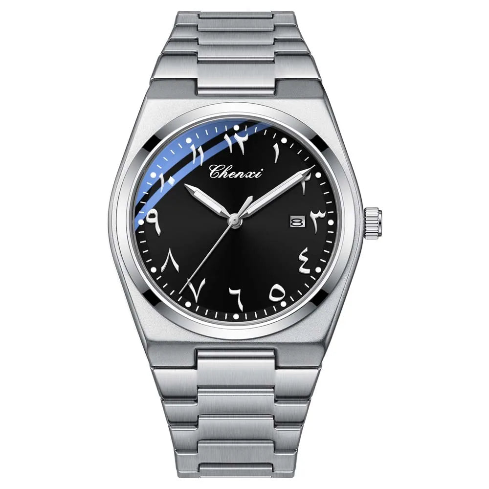CHENXI New Men's Luxury Business Watch Eastern Arabic numerals Waterproof Fashion Wristwatch for Men Gift relojes para hombres