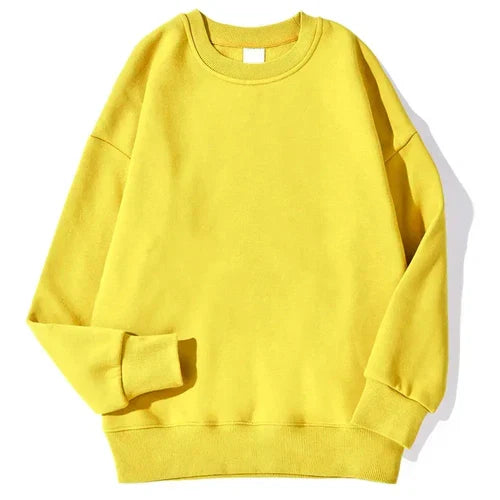 Autumn Winter Womens Solid Hoodie Fashion Warm Fleece Pullover Soft