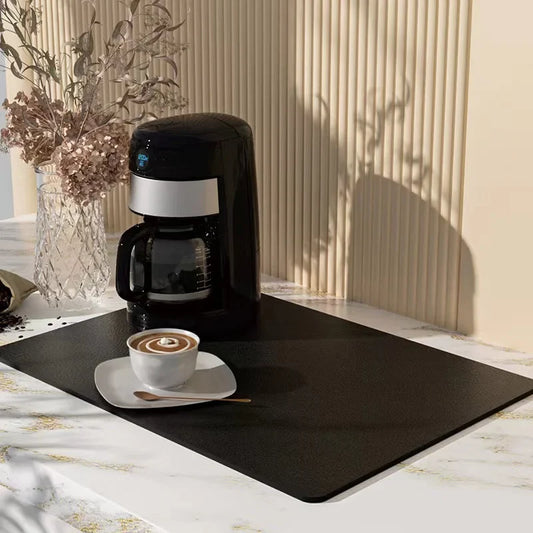 VIKAMA 30X40CM Diatomite Coffee Placemats Individual Table Placemats