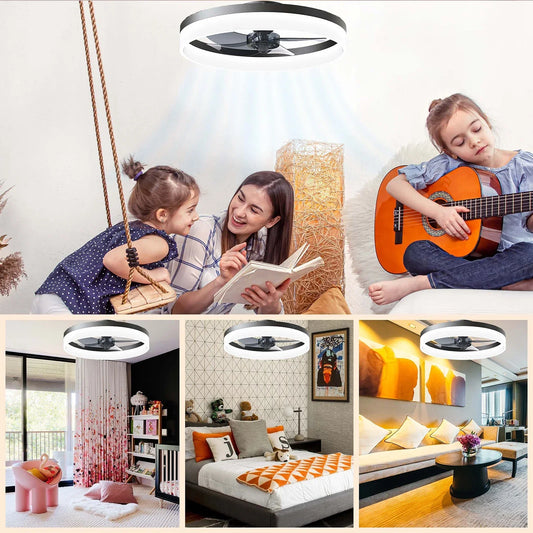 Simple LED Ceiling Fan Light Remote Control with Infinite Dimming 6