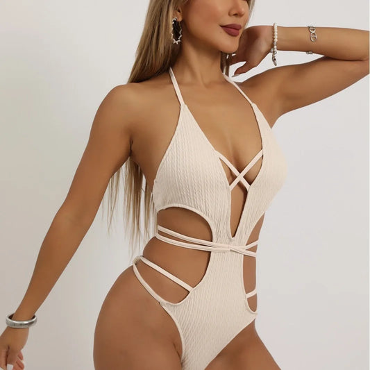 Swimsuit Woman 2024 Swimsuit Swimwear for Women Solid Push Up Women‘s