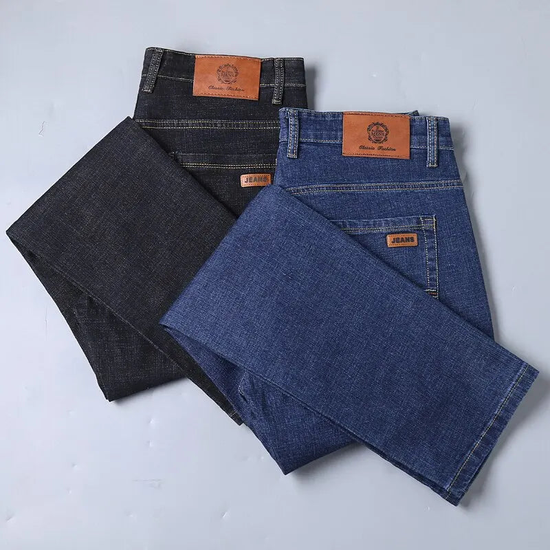 New Men Classic Jeans Jean Homme Pantalones Hombre Men Mannen Soft
