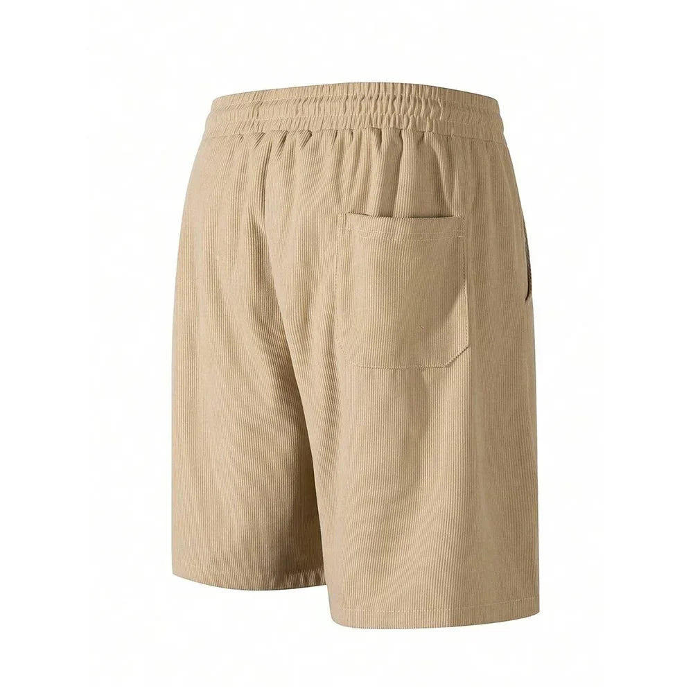 Men Corduroy Sweatpants Summer Beach Casual Shorts Men's Baggy Shorts