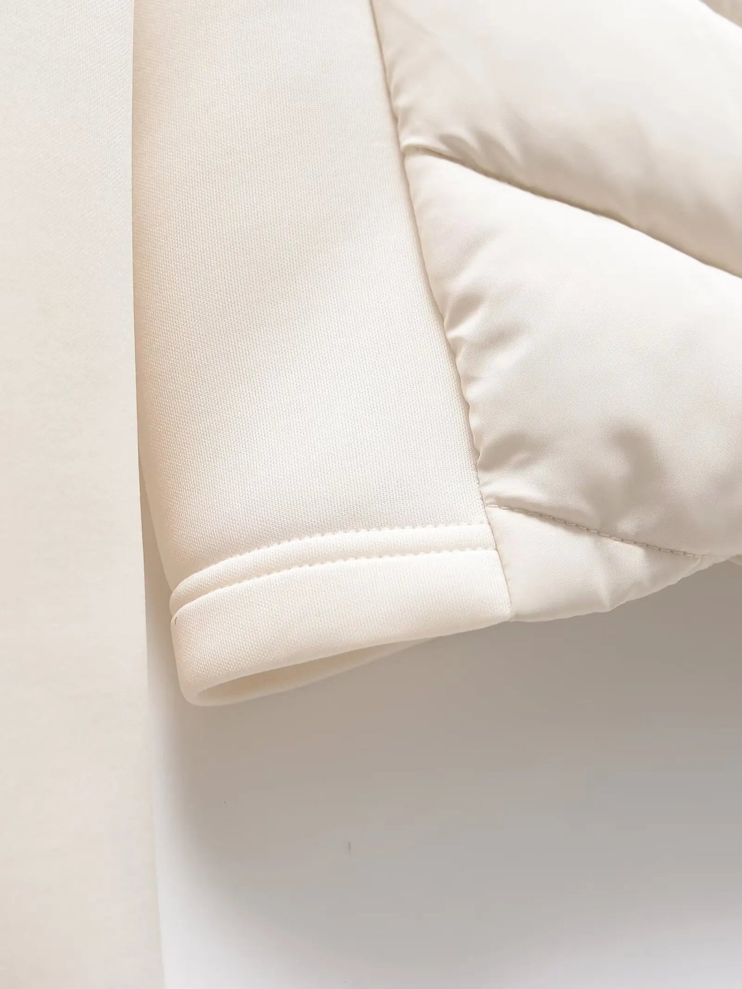 autumn and winter new women's hooded air cotton long-sleeved slim stitching light quilted down cotton jacket for women