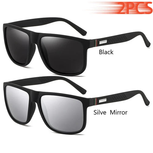Fashion Vintage Square Sunglasses Men Women Luxury Brand Designer