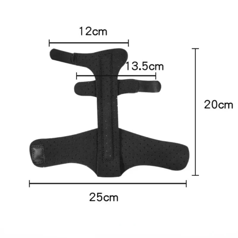 1PC Finger Splint Brace Thumb Care Adjustable Support Stabilizer Built-in Aluminum Alloy Fix Arthritis Pain Relief Health Care