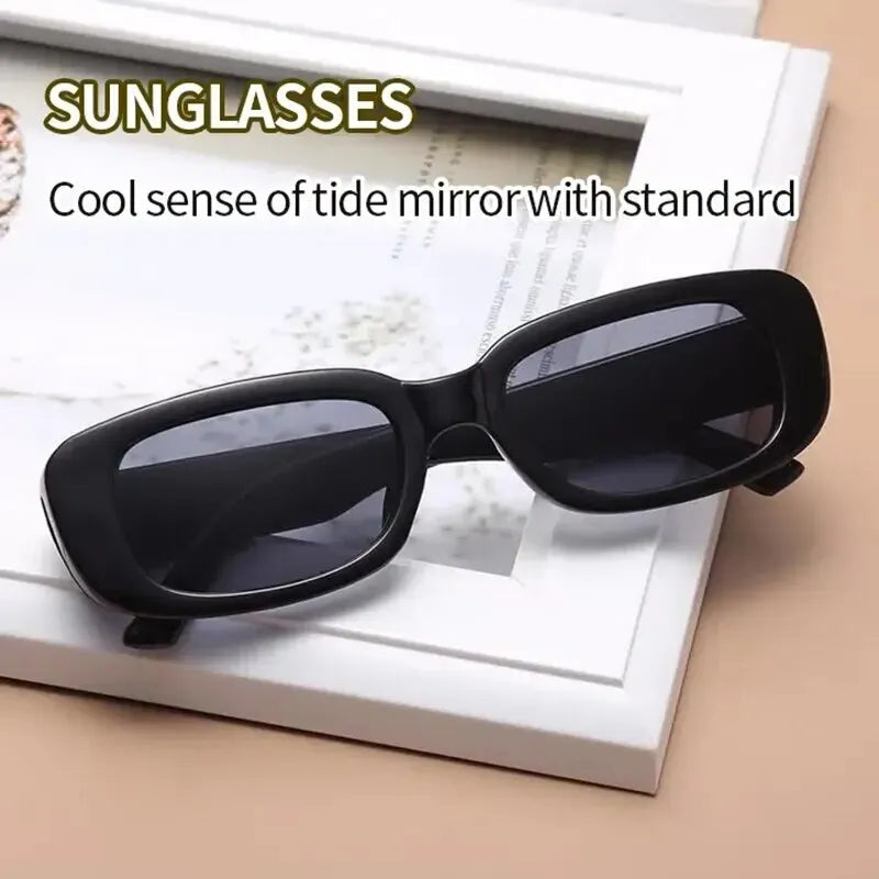 Small Frame Cat Eye Sunglasses Super Cool Tide Concave Shape Street