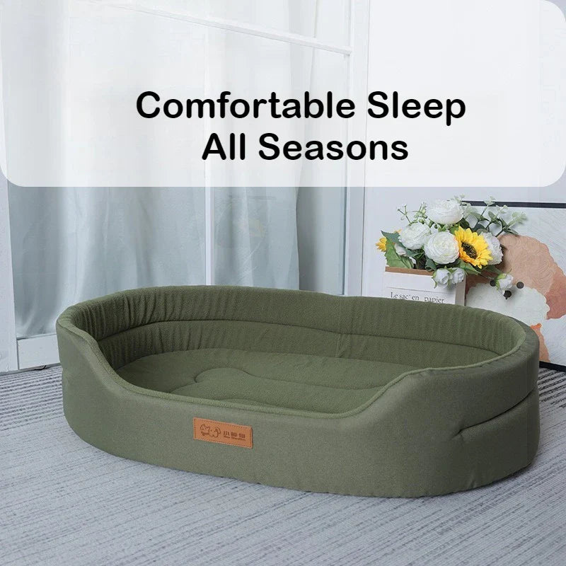 Oxford Cloth Kennel Oval Dog Four Seasons Universal High Appearance Level Shiba Inu Dog Mattress Cat Kennel Dog Bed Cat Bed